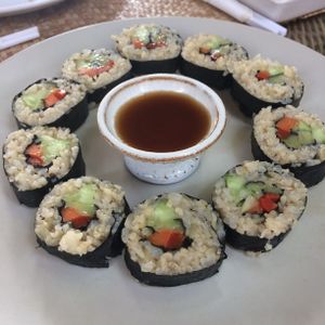 Oishu sushi  at Peace Cafe in Siem Reap