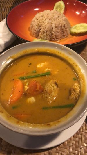 Curry with tofu. Amazing!  at Peace Cafe in Siem Reap