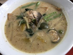 Curry. It was tasty ! at Peace Cafe in Siem Reap