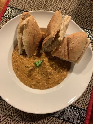 Khmer kroeung khtis at Peace Cafe in Siem Reap