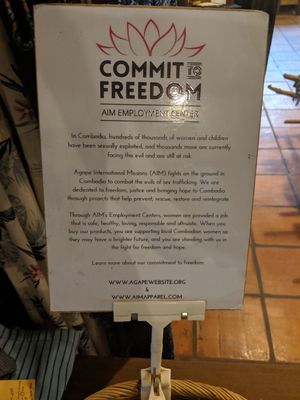 Great initiative at Peace Cafe in Siem Reap