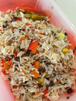 Olive fried rice ~ Circuit Breaker Period Phase 3 at 3 Treasures 三寶齋 - Bedok in East Singapore