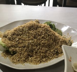 Cereal chicken  at 3 Treasures 三寶齋 - Bedok in East Singapore