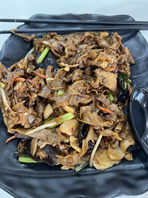 Kway Teow with wok hei  at 3 Treasures 三寶齋 - Bedok in East Singapore