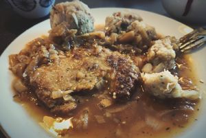 Just look at this delicious seitanick juicyness. 🤤 🌱💚 at BeetBox in Slovenj Gradec