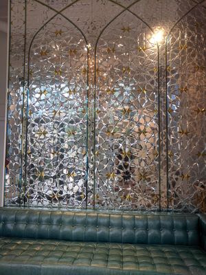 Mirrow wall at Garden Food Bar & Lounge in Halifax