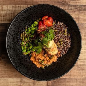 chipotle hummus bowl at Bowl Chap in Central Singapore