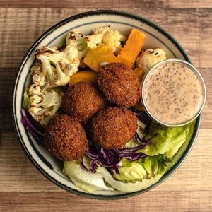 falafel bowl at Bowl Chap in Central Singapore