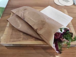 Falafel de Remolacha at Falafel etc in Zagreb