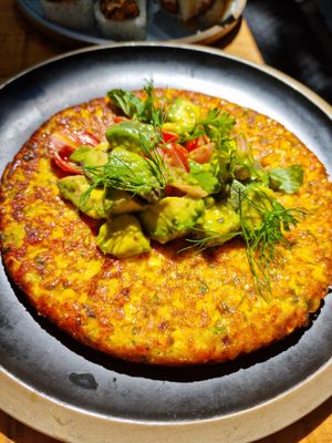 Cake de choclo at Let it V - plant based in Buenos Aires