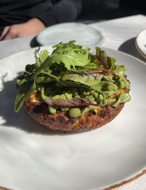 Chipa guazu  at Let it V - plant based in Buenos Aires