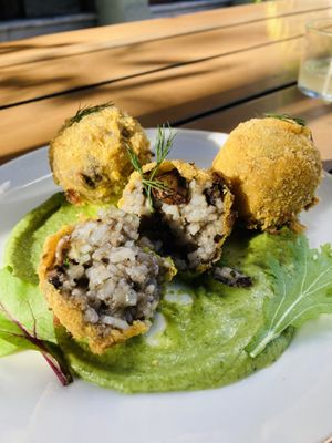 Arancini   at Let it V - plant based in Buenos Aires