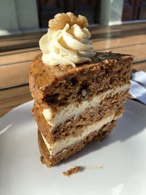 Carrot cake  at Let it V - plant based in Buenos Aires