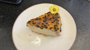 Cheesecake   at Let it V - plant based in Buenos Aires