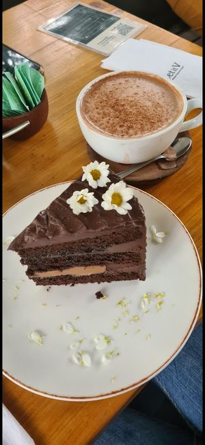 chocolate cake😋 at Let it V - plant based in Buenos Aires