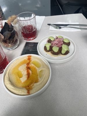 Entry dishes  at Let it V - plant based in Buenos Aires