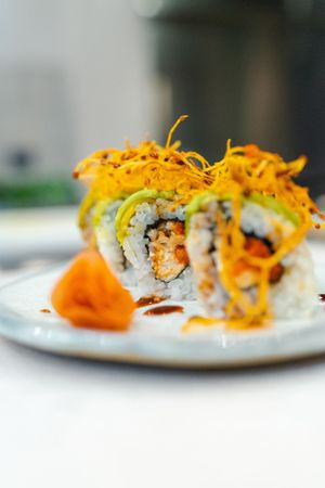 Our famous D-Roll at Let it V - plant based in Buenos Aires