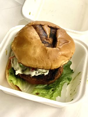 Spicy buttermilk chicken  at SoBe Vegan in Fort Lauderdale