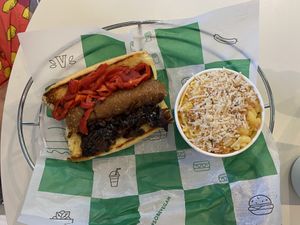 Hot dog at SoBe Vegan in Fort Lauderdale