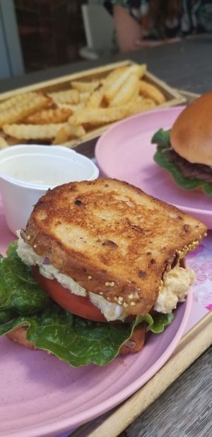 This Chickpea Tuna Sandwich was really good. I enjoyed every bite! A must try for sure. at SoBe Vegan in Fort Lauderdale
