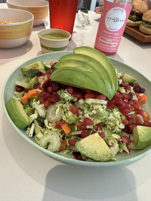 raw salad  at SoBe Vegan in Fort Lauderdale