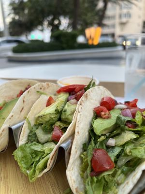 Avocado Tacos  at SoBe Vegan in Fort Lauderdale