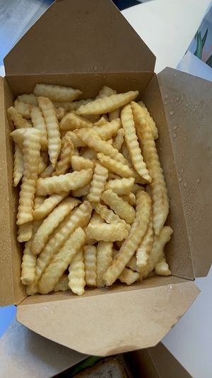 French fries  at SoBe Vegan in Fort Lauderdale