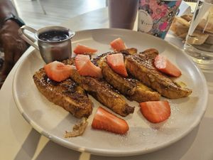 French toast at SoBe Vegan in Fort Lauderdale
