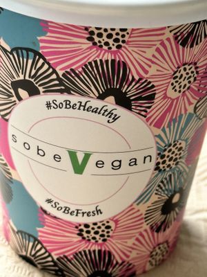 Hot Matcha  #Veganuary at SoBe Vegan in Fort Lauderdale