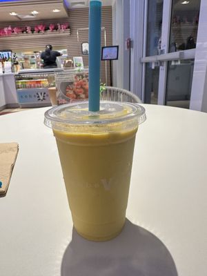 Mango Vegan Shake  #Veganuary at SoBe Vegan in Fort Lauderdale