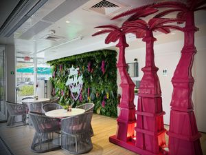 Inside Seating  at SoBe Vegan in Fort Lauderdale