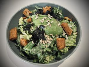 Avocado Cesar Salad  at SoBe Vegan in Fort Lauderdale