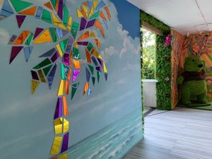 Decor at SoBe Vegan in Fort Lauderdale