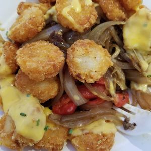 Sausage egg and cheese bowl at SoBe Vegan in Fort Lauderdale