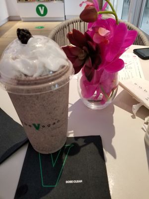 Cookies and cream shake at SoBe Vegan in Fort Lauderdale