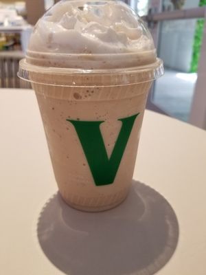 Caramel latte shake at SoBe Vegan in Fort Lauderdale
