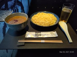 Tasty ramen with misso. at Vegan Ramen UZU Kyoto in Kyoto