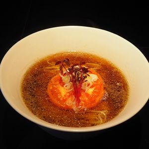 shoyu ramen at Vegan Ramen UZU Kyoto in Kyoto