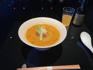 Spicy ramen  at Vegan Ramen UZU Kyoto in Kyoto