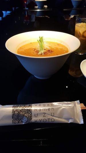 House made ramen at Vegan Ramen UZU Kyoto in Kyoto