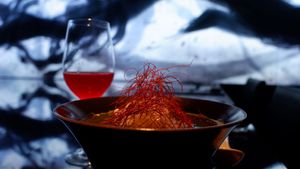 Chlorella Ramen at Vegan Ramen UZU Kyoto in Kyoto