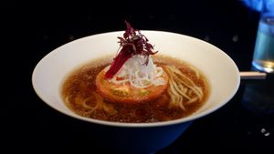 Soy Ramen at Vegan Ramen UZU Kyoto in Kyoto