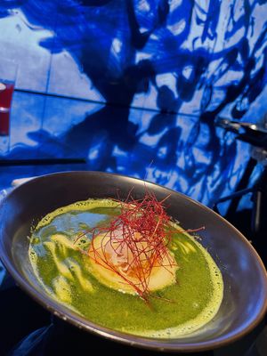 Green tea ramen. 🍵 Really great! #Veganuary at Vegan Ramen UZU Kyoto in Kyoto