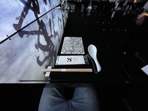 Table setting  at Vegan Ramen UZU Kyoto in Kyoto