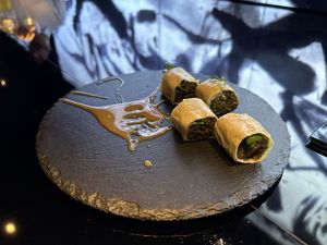 Gomi no Yuba rolls  at Vegan Ramen UZU Kyoto in Kyoto