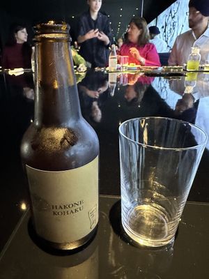 Gora brewery hakone kohaku beer  at Vegan Ramen UZU Kyoto in Kyoto