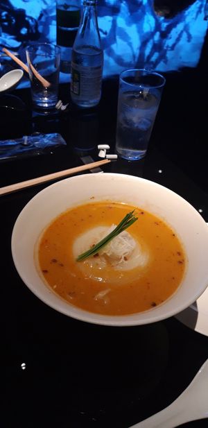 Spicy ramen at Vegan Ramen UZU Kyoto in Kyoto