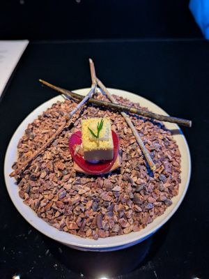 Cheese and cracker at Vegan Ramen UZU Kyoto in Kyoto