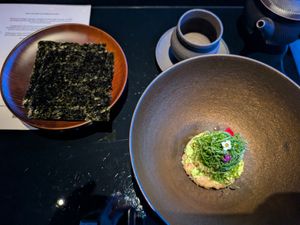 Sushi - not yet rolled at Vegan Ramen UZU Kyoto in Kyoto