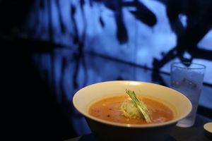 Spicy Ramen at Vegan Ramen UZU Kyoto in Kyoto